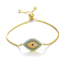 Load image into Gallery viewer, Juliana Eye Charm Adjustable Bracelet
