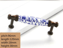 Load image into Gallery viewer, Mama Mia Bronze Ceramic Cabinet Handles