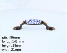 Load image into Gallery viewer, Mama Mia Bronze Ceramic Cabinet Handles
