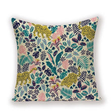 Load image into Gallery viewer, Green Tiger Animal Pillow Cover 45*45 Jungle