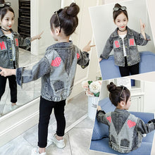 Load image into Gallery viewer, Sophia Girls Denim Jacket