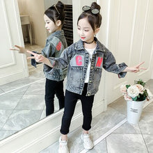 Load image into Gallery viewer, Sophia Girls Denim Jacket