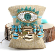 Load image into Gallery viewer, Clara eye Handmade Bracelet Set