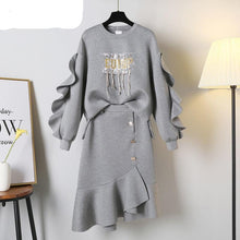 Load image into Gallery viewer, irregular ruffle set