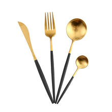 Load image into Gallery viewer, White & Gold Dinnerware