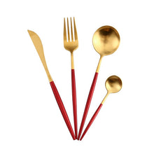 Load image into Gallery viewer, White & Gold Dinnerware