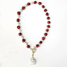 Load image into Gallery viewer, Blue Gravel Necklace Indian Pendant