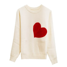 Load image into Gallery viewer, Anthro SUNDRY SWEATER with BIG RED HEART
