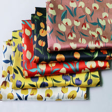 Load image into Gallery viewer, By Meter Soft Floral Satin Fabric