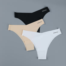 Load image into Gallery viewer, Ice Silk Women's Panties Set G String 3 pieces