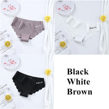 Load image into Gallery viewer, Ice Silk Women's Panties Set G String 3 pieces