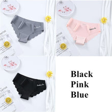 Load image into Gallery viewer, Ice Silk Women's Panties Set G String 3 pieces