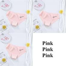 Load image into Gallery viewer, Ice Silk Women's Panties Set G String 3 pieces