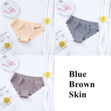 Load image into Gallery viewer, Ice Silk Women's Panties Set G String 3 pieces