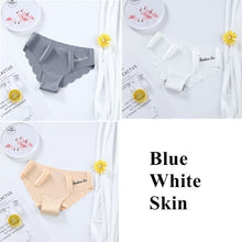 Load image into Gallery viewer, Ice Silk Women's Panties Set G String 3 pieces