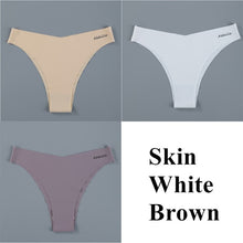 Load image into Gallery viewer, Ice Silk Women's Panties Set G String 3 pieces