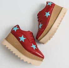 Load image into Gallery viewer, Stars Women Platform Shoes
