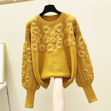 Load image into Gallery viewer, Yellow Flower Sweater