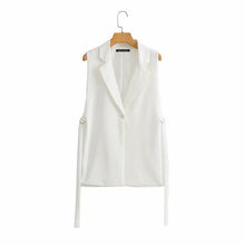 Load image into Gallery viewer, Fashion Boho style One-Button Vest Vintage