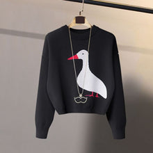 Load image into Gallery viewer, Embroidery Animal Sweater Knit