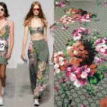 Load image into Gallery viewer, Vintage 60 polyester imitate silk satin fabric