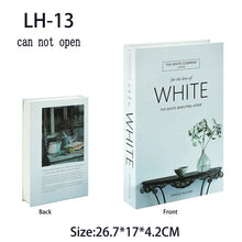 Load image into Gallery viewer, Modern Simulation Book Decoration