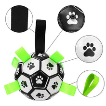 Load image into Gallery viewer, Pet Football Toy With Grab Outdoor Training Soccer
