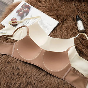 Sexy Bra Brassieres Seamless Push Up Bralette for Women Backless Underwear Triangle Cup Gathering Bra Women's Sexy Lingerie