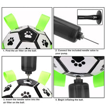 Load image into Gallery viewer, Pet Football Toy With Grab Outdoor Training Soccer
