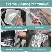 Load image into Gallery viewer, 10 Counts Multipurpose Wire Dishwashing Rags,Double-Layer Cloth, Non-scratch Wire Dishcloth for Kitchen,Gift
