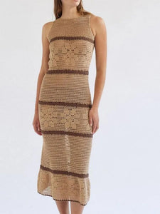 Tejido Hollywood fashion pink Long Dresses