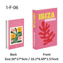 Load image into Gallery viewer, Palm Capri Ibiza Miami Tulum Fake Book Storage Box Travel Series Colorful Decorative Coffee Table Books Shooting Prop Home Decor
