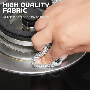 10 Counts Multipurpose Wire Dishwashing Rags,Double-Layer Cloth, Non-scratch Wire Dishcloth for Kitchen,Gift