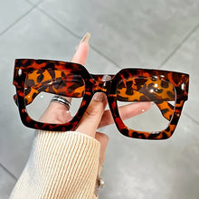 Load image into Gallery viewer, Vintage Glasses Square Full Rim Spectacles Unisex, Anti-Reflective Coating, Fashionable Transparent Lenses, Daily Wear Eyewear
