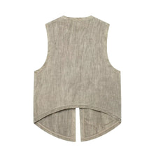 Load image into Gallery viewer, Sequin Open Vests for Women Glitter Sleeveless Vest Woman
