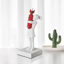 Load image into Gallery viewer, Banksy Bomb Hugger Girl Figure Resin Decoration Sculpture
