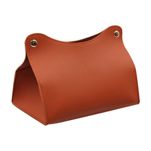Load image into Gallery viewer, Simple Tissue Box Holder PU Leather Napkin Box Home Living Room Coffee Table Desktop Organizer Kitchen Storage Paper Box
