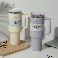 Load image into Gallery viewer, Stanley 40oz Tumbler With Handle With Straw Lids Stainless Steel Vacuum Insulated Car Mug Thermal Iced Travel Cup
