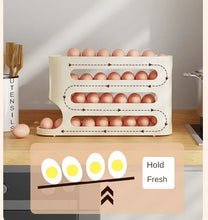 Load image into Gallery viewer, 4-layer Slide Egg Storage Box Ladder Style Egg Box Storage Refrigerator Side Door Large Capacity Automatic Egg Rolling Machine
