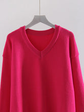 Load image into Gallery viewer, V Neck Oversized Sweaters

