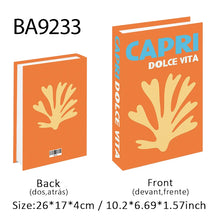 Load image into Gallery viewer, Palm Capri Ibiza Miami Tulum Fake Book Storage Box Travel Series Colorful Decorative Coffee Table Books Shooting Prop Home Decor
