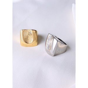 Gold and silver Rings