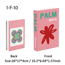 Load image into Gallery viewer, Palm Capri Ibiza Miami Tulum Fake Book Storage Box Travel Series Colorful Decorative Coffee Table Books Shooting Prop Home Decor
