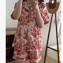 Load image into Gallery viewer, Pajamas Set  Long Sleeve  Sleepwear
