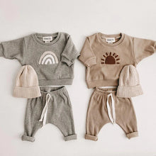 Load image into Gallery viewer, Spring Autumn  Boy Girls Clothes Cotton Set Sweatshirts+Pants
