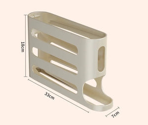 4-layer Slide Egg Storage Box Ladder Style Egg Box Storage Refrigerator Side Door Large Capacity Automatic Egg Rolling Machine