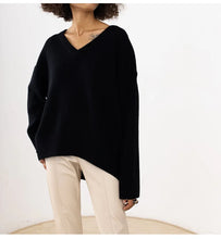 Load image into Gallery viewer, V Neck Oversized Sweaters
