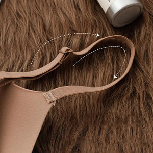 Sexy Bra Brassieres Seamless Push Up Bralette for Women Backless Underwear Triangle Cup Gathering Bra Women's Sexy Lingerie