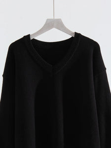 V Neck Oversized Sweaters