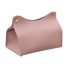 Load image into Gallery viewer, Simple Tissue Box Holder PU Leather Napkin Box Home Living Room Coffee Table Desktop Organizer Kitchen Storage Paper Box
